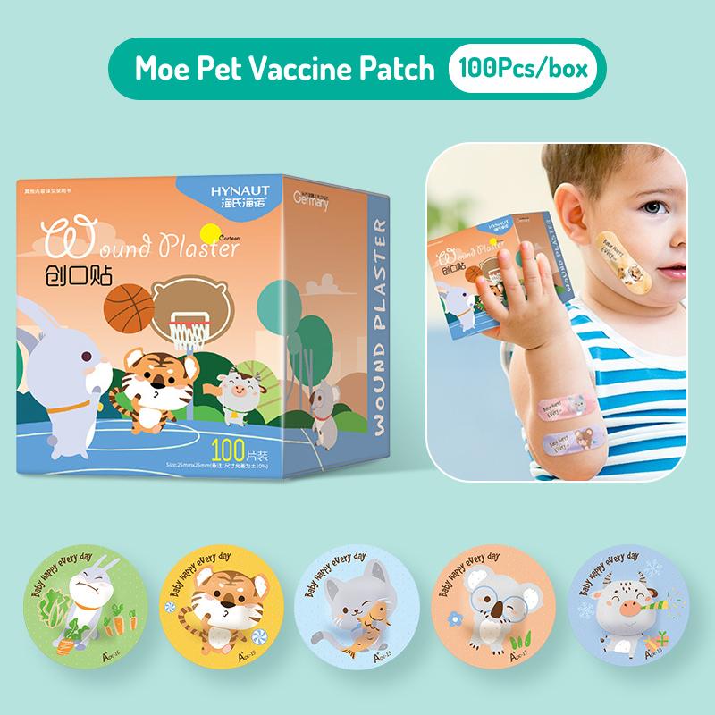 

100 шт./кор. мультяшный узор круглый пластырь детский взрослый вакцинный пластырь противоизносные водонепроницаемые дышащие пластыри для ног
