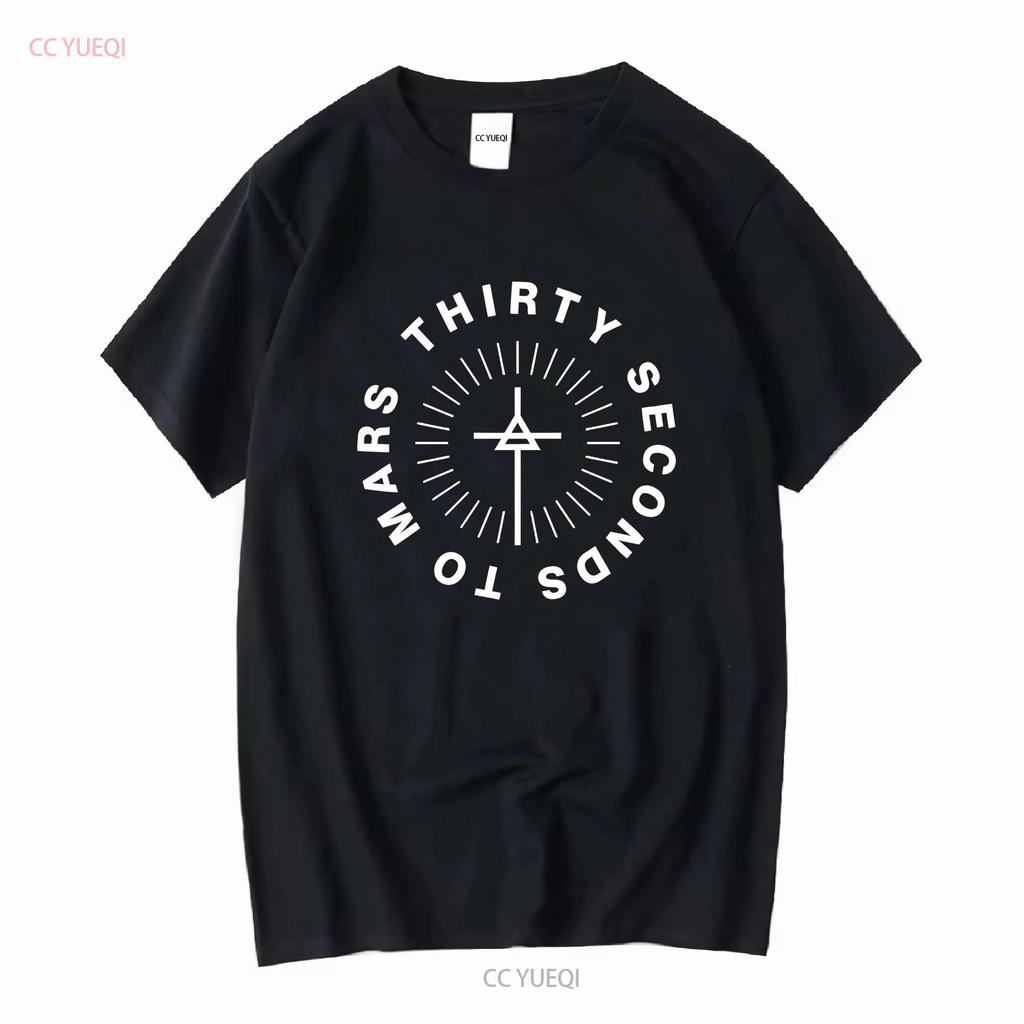 Thirty Second To Mars Active T Shirt Vintage Washed Top For Everyday Wear Designer Clothes Comfortable Homme Graphic Soft