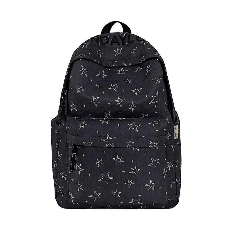 Zaino versione coreana ins stile college zaino con stampa femminile versatile zaino dolce grande capacità zaino leggero per studenti del campus