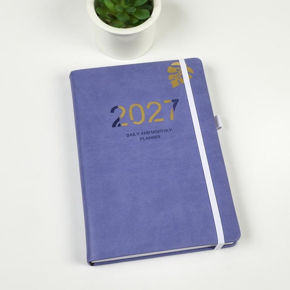 Planner Reminder 2027 Agenda Book A5 Daily Planner Book Portable Calendar Book Students