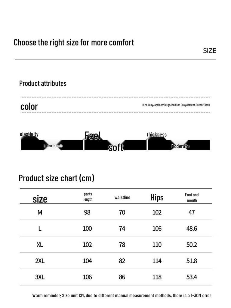 Baleno Men's 300G Heavyweight Pleated Straight-Leg Casual Pants