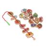 Threading Stringing Game Wooden Lacing Beads Toy Logical Thinking Early Educational Toy for Toddler