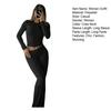 Women's 2 Piece Outfits Long Sleeve Crew Neck Crop Top Ruched Low Waist Flared Pants Set Fall Casual Lounge Set