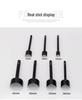 DIY Leather Hand Sewing Tools: Black Shallow Semicircle Punch Set