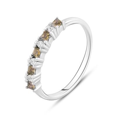 Inel de argint cu topaz mistic 0,323ct (2122951) 1,72 gr. 925 de mostre