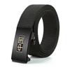 Men'S Toothless Automatic Buckle Woven Canvas Belt Belt Casual Nylon Tactical Pants Belt Military Training Outdoor Belt
