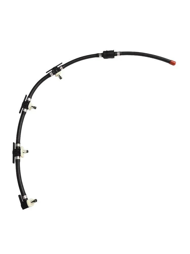 1x Fuel Return-Hose Fits For Kia Sorento 2009-2018 Diesel 2.2 #31471-2F001/ 31471-2F600 Black ABS Engine Parts Plug-and-play