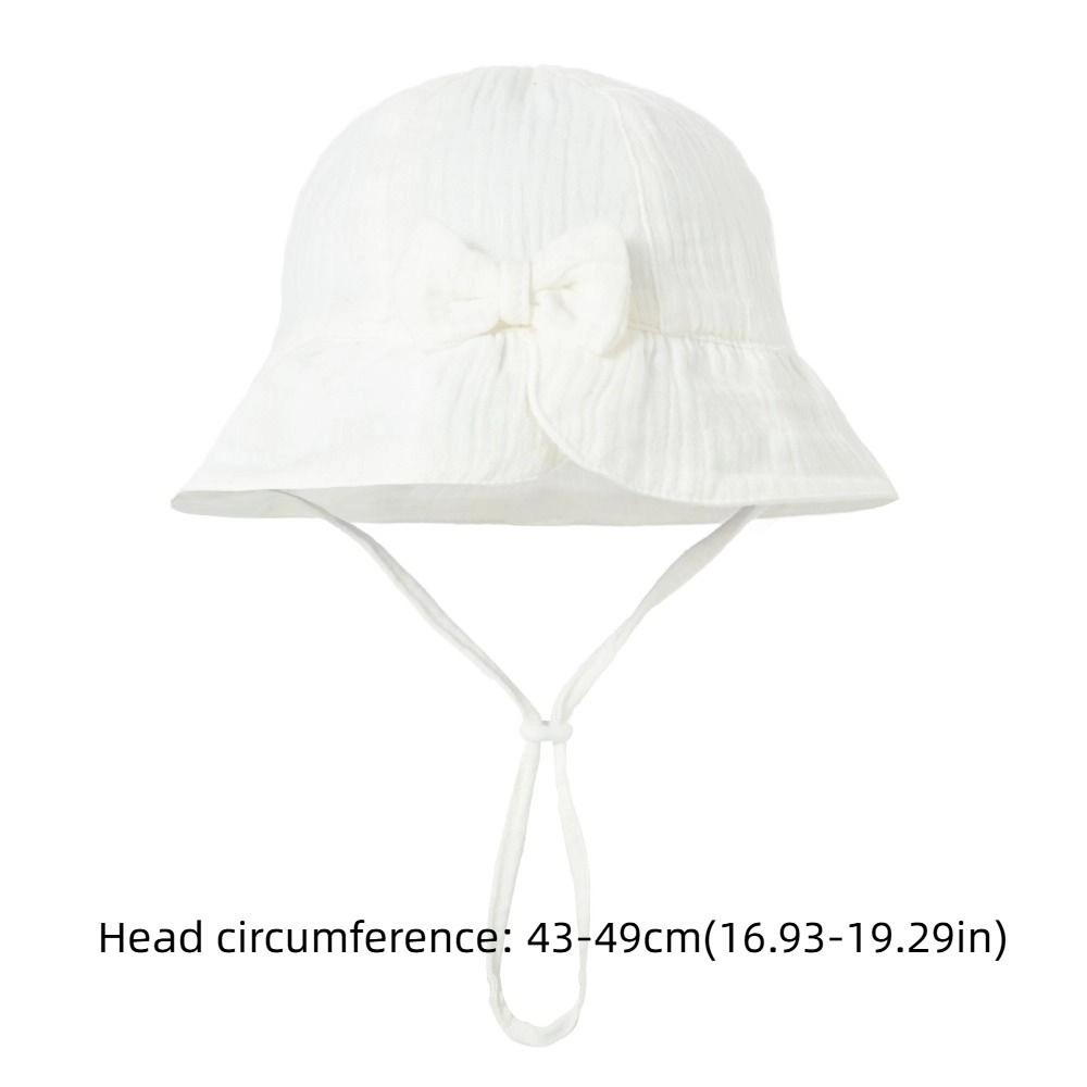 Sweet Cotton Toddle Bucket Hat Bowknot Love Heart Baby Sunhat Wide Brim Sunscreen Infant Fisherman Hat Girls