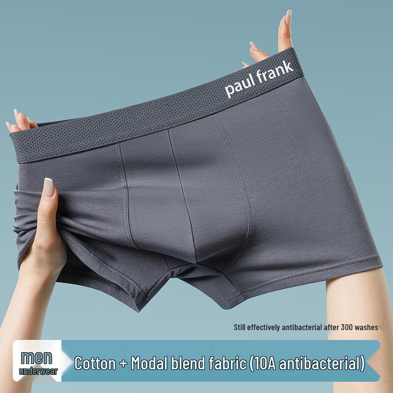 Paul Frank Men's Silk Modal Antibacterial Boxer Briefs 3-Pack