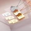 1Pcs Customized Stainless Steel Jewelry Confession Love You For Valentine Day Gift Love Letter Envelope Pendant Necklace