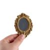 1/12 Doll House Decor Mini Tiny Elegant Miniature Ornament Dollhouse Mirror Furniture