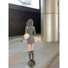 Frühling Herbst Einfarbig Sexy Mode Slim Bodycon Mini Sweatshirt Kleid Damen Langarm Kapuze Schlitz Robe Vestidos