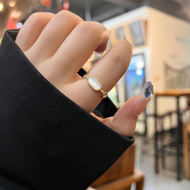 Temperament Ring, Light Luxury, High Grade Ring, French Elegant and Versatile Beimu Open Ring