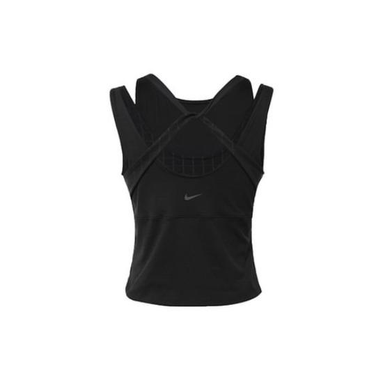 Nike Dri-Fit Sleeveless Sports Shirts Women's Black FB4582-010