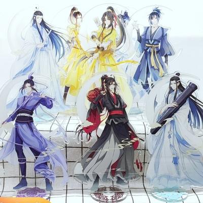 1 ks Mo Dao Zu Shi akrylový stojan postava Akčná hračka Grandmaster of Demonic Wei Wuxian Lan Wangji Stojaci tanier Dekorácia na plochu