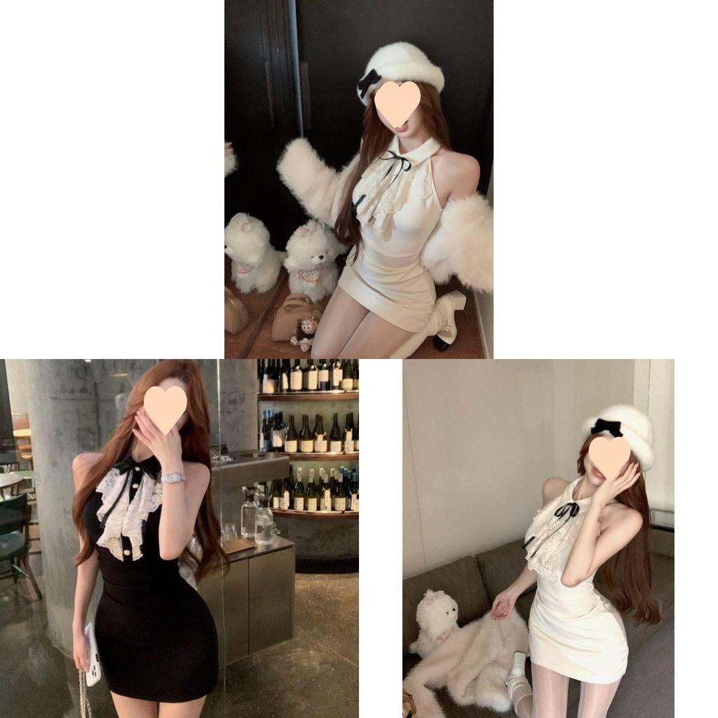 Street Style Lace Panel Off Shoulder Bodycon Dress For Autumn Women