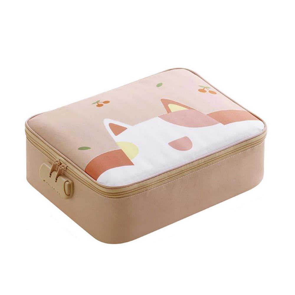 Dokumente Tickets Aufbewahrungstasche mit großer Kapazität Dreilagiger Reisepass Aktenkoffer für Zuhause