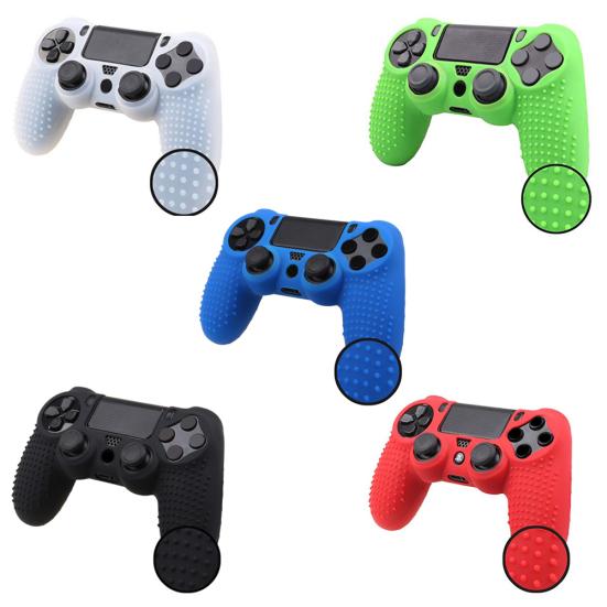 Soft Silicone Case Cover Thumb Grip Caps for PS4/PS4 Slim/Pro Game Controller