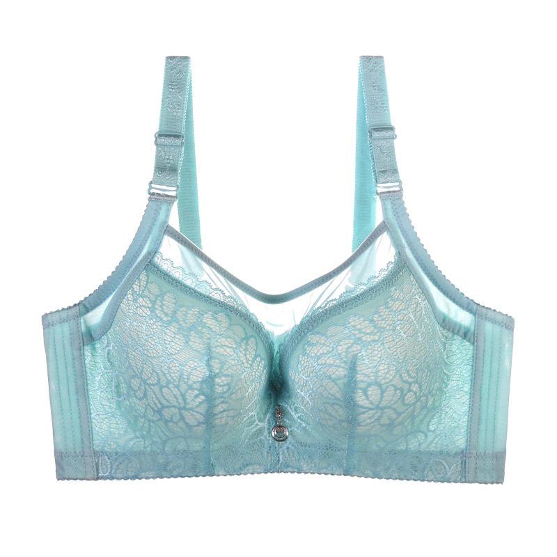 Large Size Bra for Women Strapless Anti Slip Thin Cup Gathering Bra Adjustable Comfortable and Sexy Bra