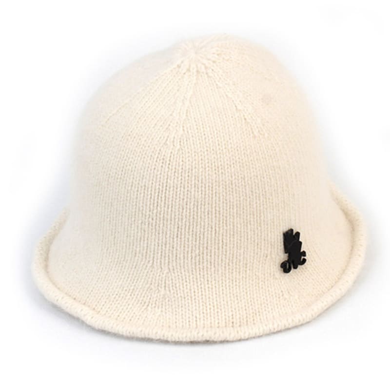 

Universal chemistry Angora Knit Ivory Wire Bucket Hat FREE