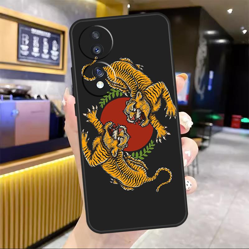 

Тигр Красное Солнце Японское Искусство Для Honor Magic 7 Lite 5 6 8 Pro Чехол Для Honor Win RT X9c X9a X9b X8b X8c 200 400 50 70 90 Honor 70