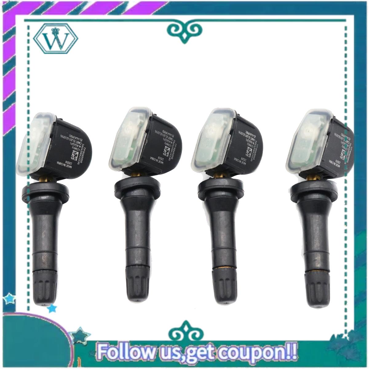 AA92-4Pcs TPMS Automobiles Tire Pressure Sensor Tire Pressure Sensor 3666200U2235 36662000U2235 For JAC S3 433MHZ