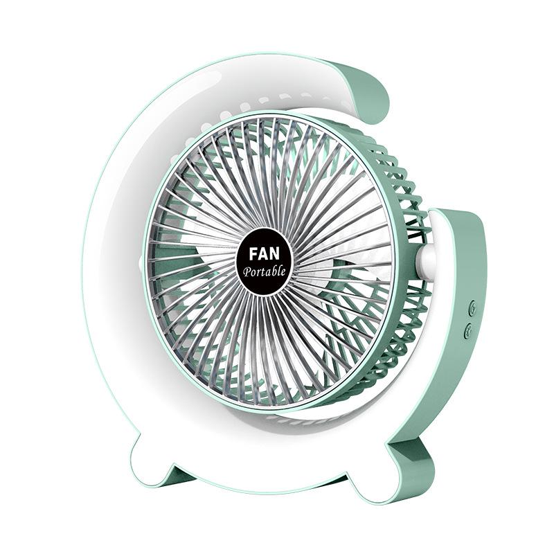 USB Rechargeable Desk & Clip Fan for Home, Office, Dorm – Compact Air Circulator