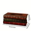 1pc, Tissue Box, Vintage European Style Simulation Book Tissue Box, Home Daily Use Desktop Tissue Storage Box, Suitable For Bedroom, Living Room