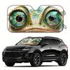 Funny Chameleon Auto Sunshade Windshield With 4 Free Suction Cups Front Window Windshield For Vehicle Interior Sun Protection