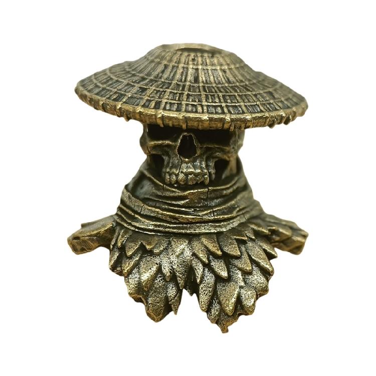 

Unique Skull Head Beads Survival Bracelets Beads Camping Keychains Decoration Outdoor Gears Accessory 1
