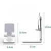 Foldable and Retractable Portable Phone Holder, Live Streaming Stand Portable Non-slip Adjustable Phone Holder for Desk