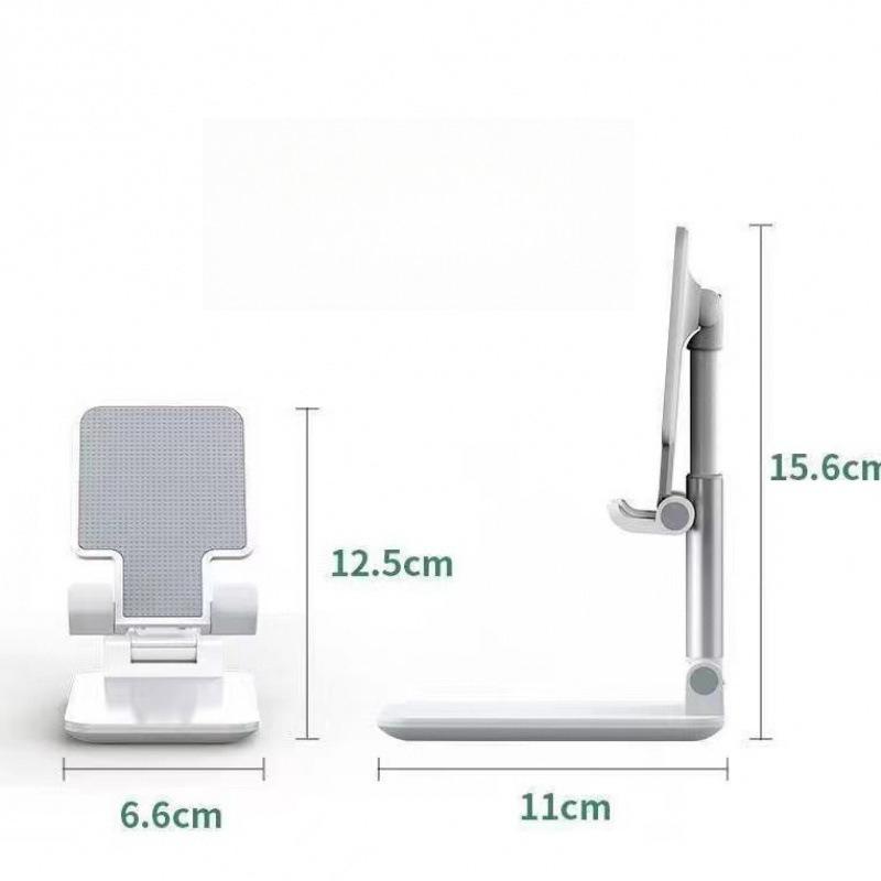 Foldable and Retractable Portable Phone Holder, Live Streaming Stand Portable Non-slip Adjustable Phone Holder for Desk