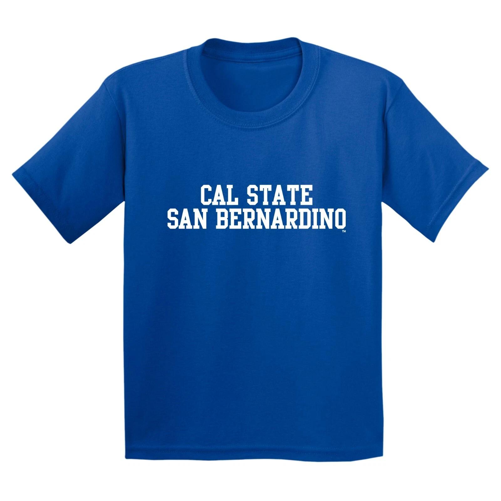 Cal State San Bernadino Basic Block Youth T-Shirt - Royal L