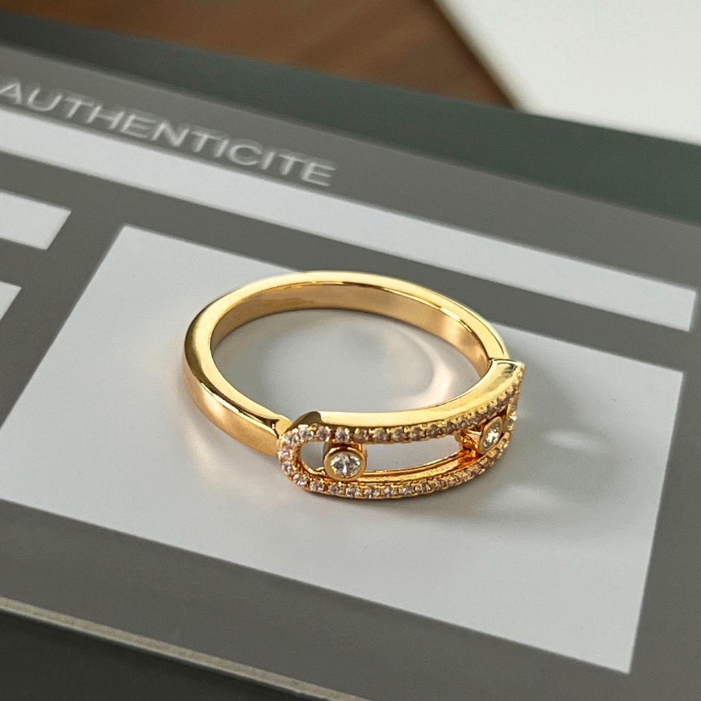 2023 Neue Ringe für Frauen Luxusschmuck Charm Schiebe Diamantringe Hochzeit Verlobung Reines 925er Sterlingsilber Muschelperlenring