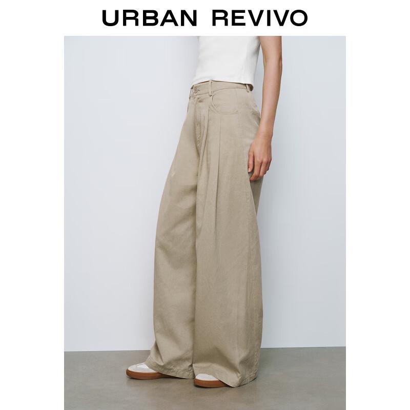 UR Women's Pleated Wide-Leg Pants