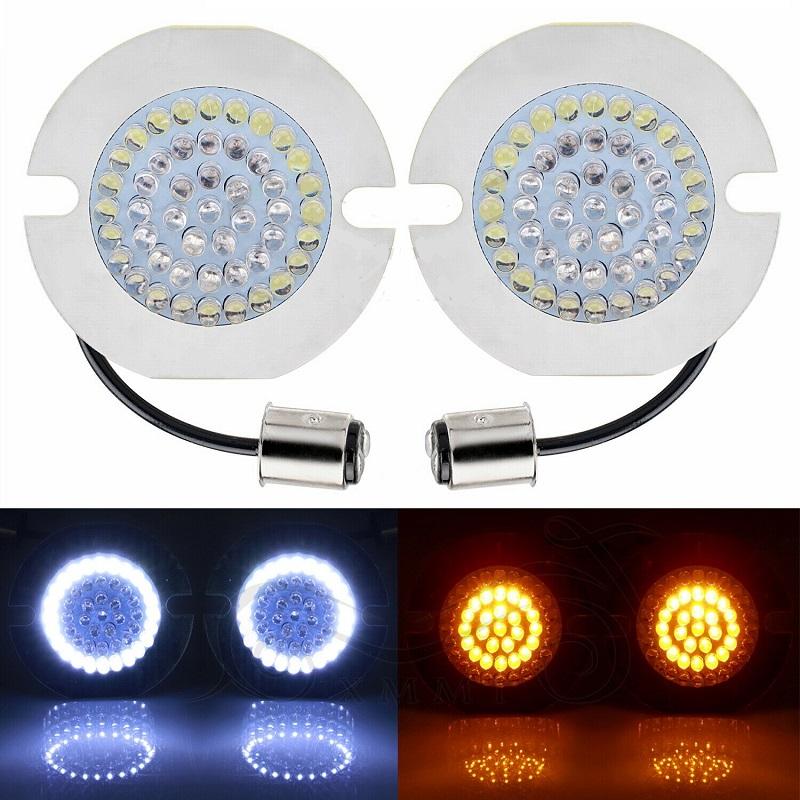 Motorcycle LED Turn Signal Ert Kit 1156&1157 For Harley Electra Glide FLHT Road King