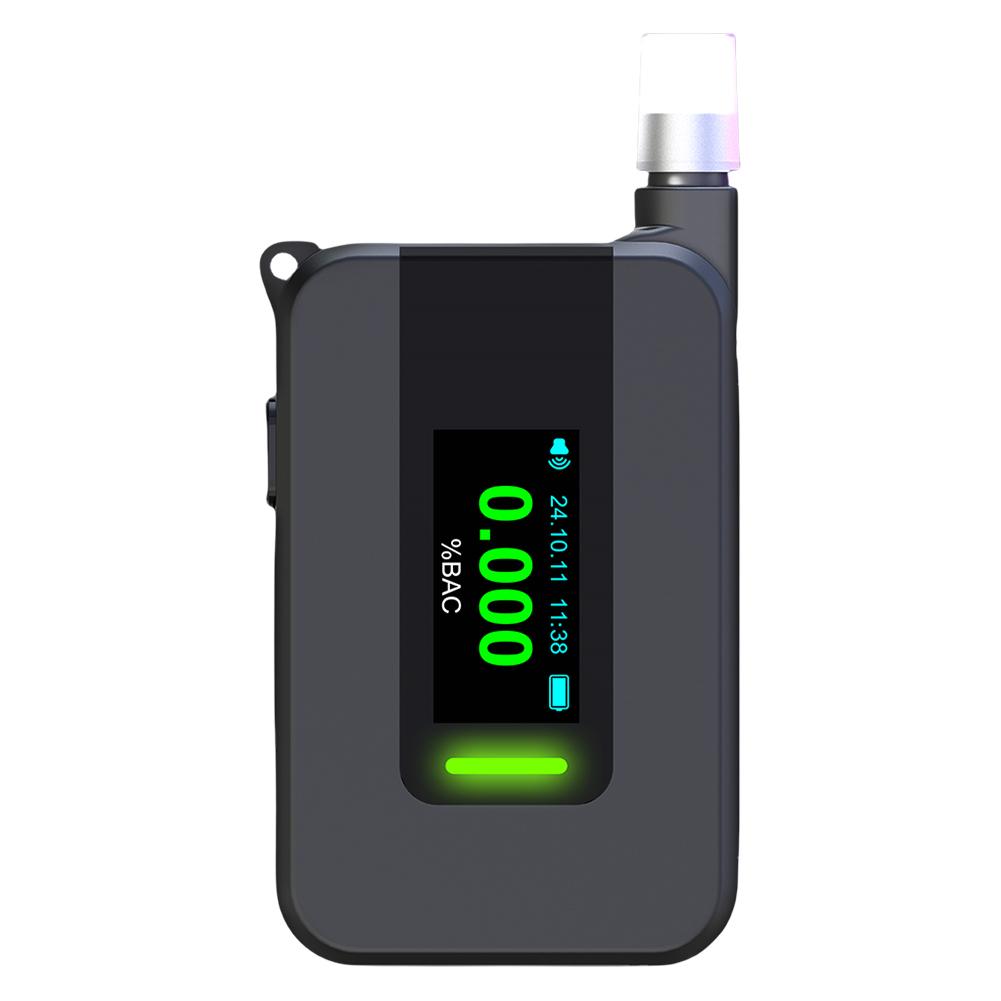 Electrochemical Alcohol Tester USB Rechargeable Blowing Drunk Driving Alcohol Tester Portable Alcohol Meter for Professional Use
