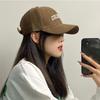 Hat female autumn and winter couple street letter embroidery baseball cap cap male