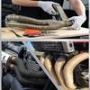 Car Motorcycle Exhaust Pipe  High-temperature Resistant Fiber ulation Board ulation Tape Stainless Steel Cable Tie