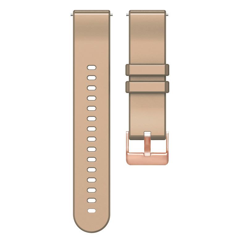 For Huami Amazfit GTR Mini/Bip 3/Bip 3 Pro Silicone Watchband 20mm Solid Color Replacement Watch Strap