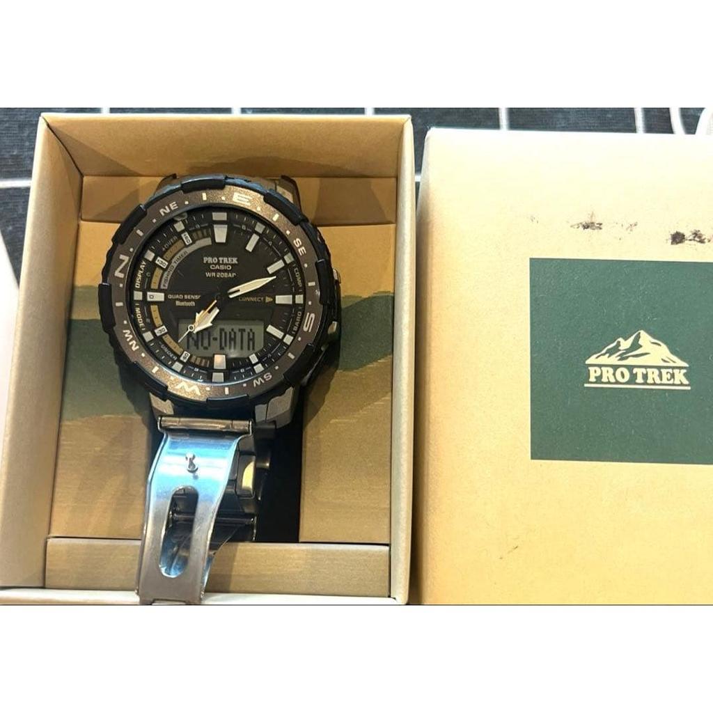 Used CASIO PRO TREK PRT-B70 Excellent Condition with Box & Manual Fishing