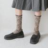 Women's Japanese Lace Floral Mid-Calf Socks - Retro Forest Style with Ethnic Personality