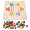 2 In 1 Checkers Flying Chess Fun Educational Children S Toys for Camping Trips Family Gatherings
