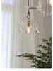 American Retro Crystal Chandelier for Hallway, Bedside, Balcony, and Cloakroom.