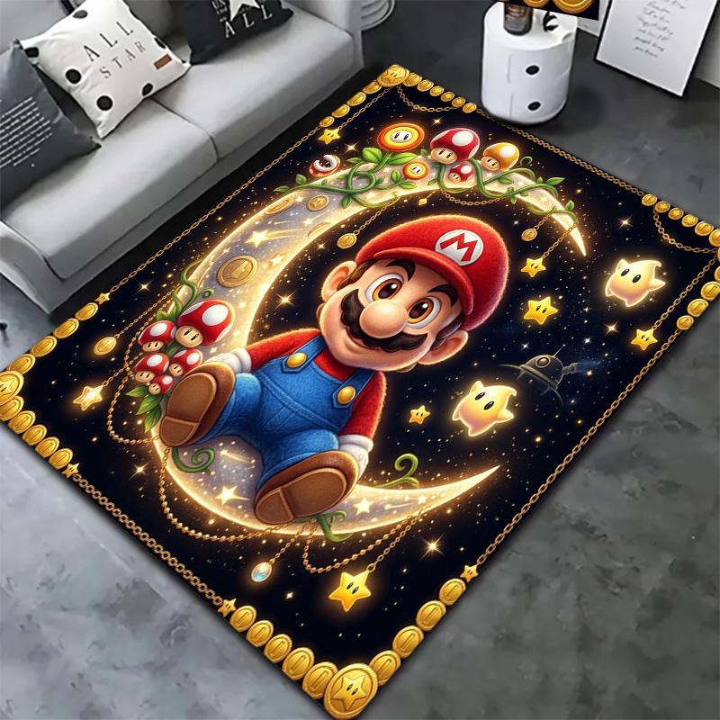 Super Mario Carpet Rug For Living Room Bedroom Home Sofa Decoration Kids Play Nonslip Floor Mat
