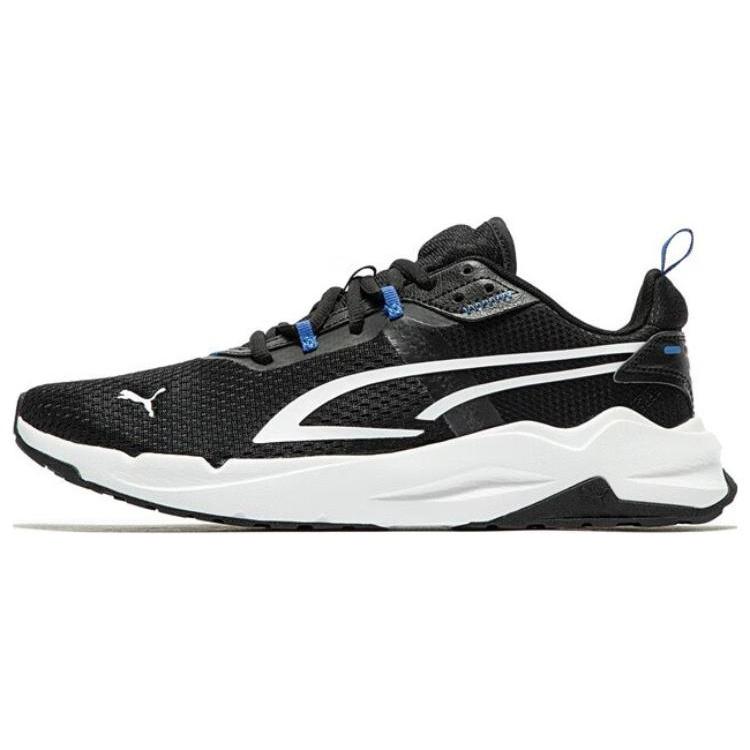 PUMA Stride  Black White Royal Sapphire  Unisex 389422-01 EU 38.5