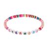 12pcs/set Taylors Bracelets Beaded Wristband Friendship Bangle for Women Letter Clay Beads Bracelets for Swiftie Fans
