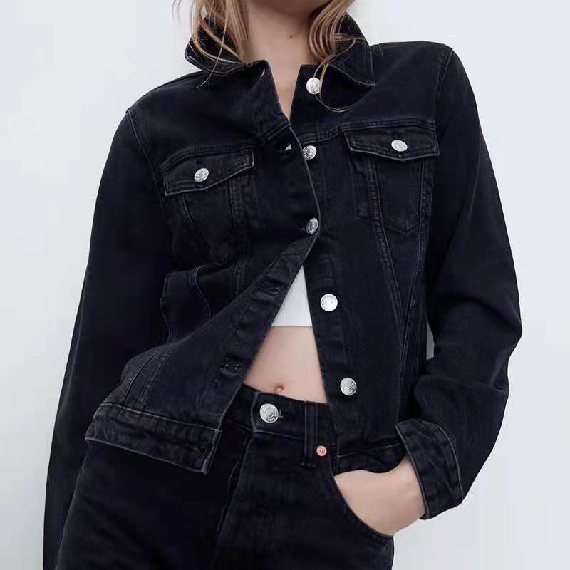 2020 Autumn Women's Slim Fit Korean Style Denim Jacket, Long Sleeve Versatile Top