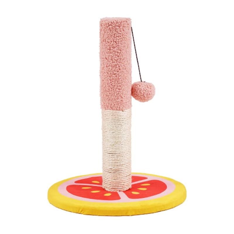 Cute Cat Scratcher Interactive Pet Toy for Cat and Kitten Playing Post