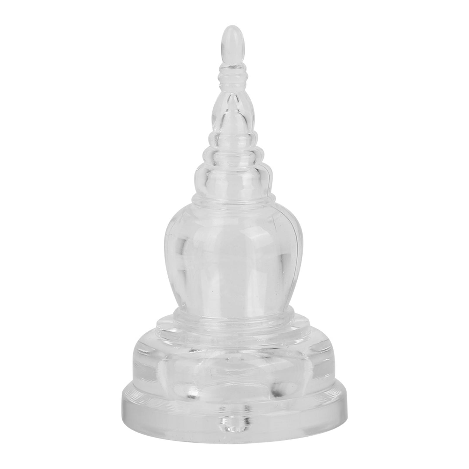 Tomtop Jms Mascot Temple Acrylic Buddhism Dagoba Stupa Tower Statue Buddhist Supplies